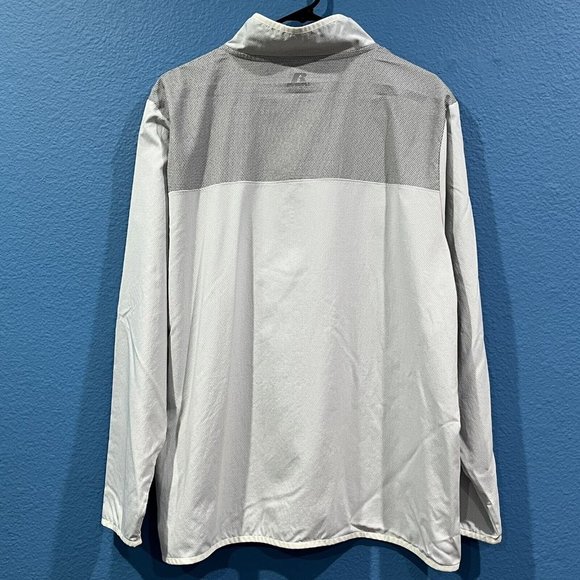 Russell Athletic Gray UCLA College Pullover Quarter Zip Jacket Men Large Y2K - Picture 2 of 16